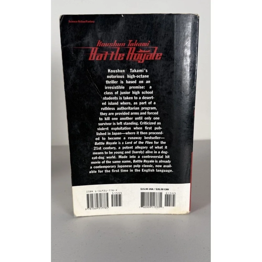 Koushun Takami Battle Royale Paperback VIZ 2003 Sci-Fi Fantasy